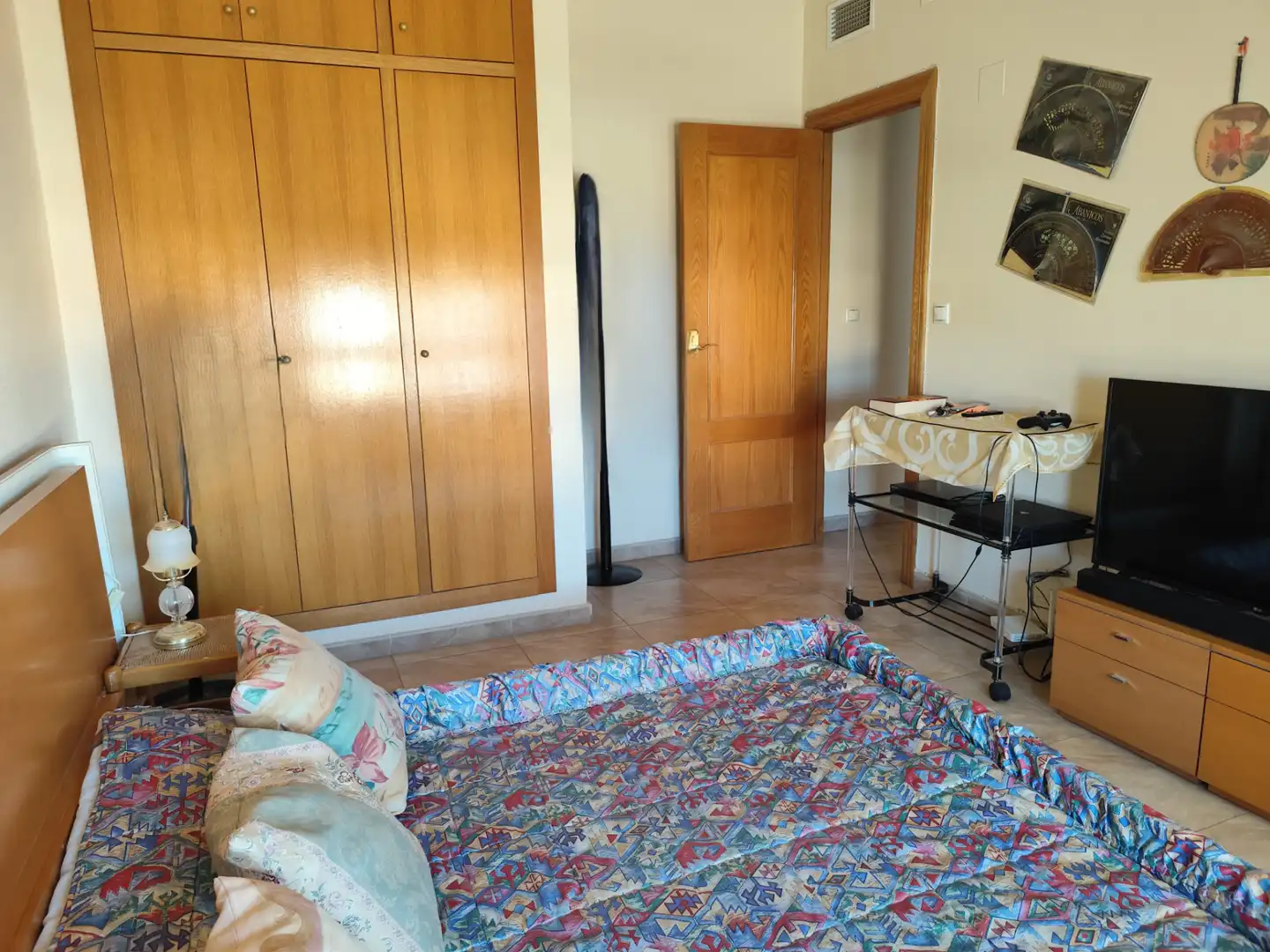 Schlafzimmer von Dachboden zum Verkauf in Murcia mit Klimaanlage, Terrasse und Abstellraum
