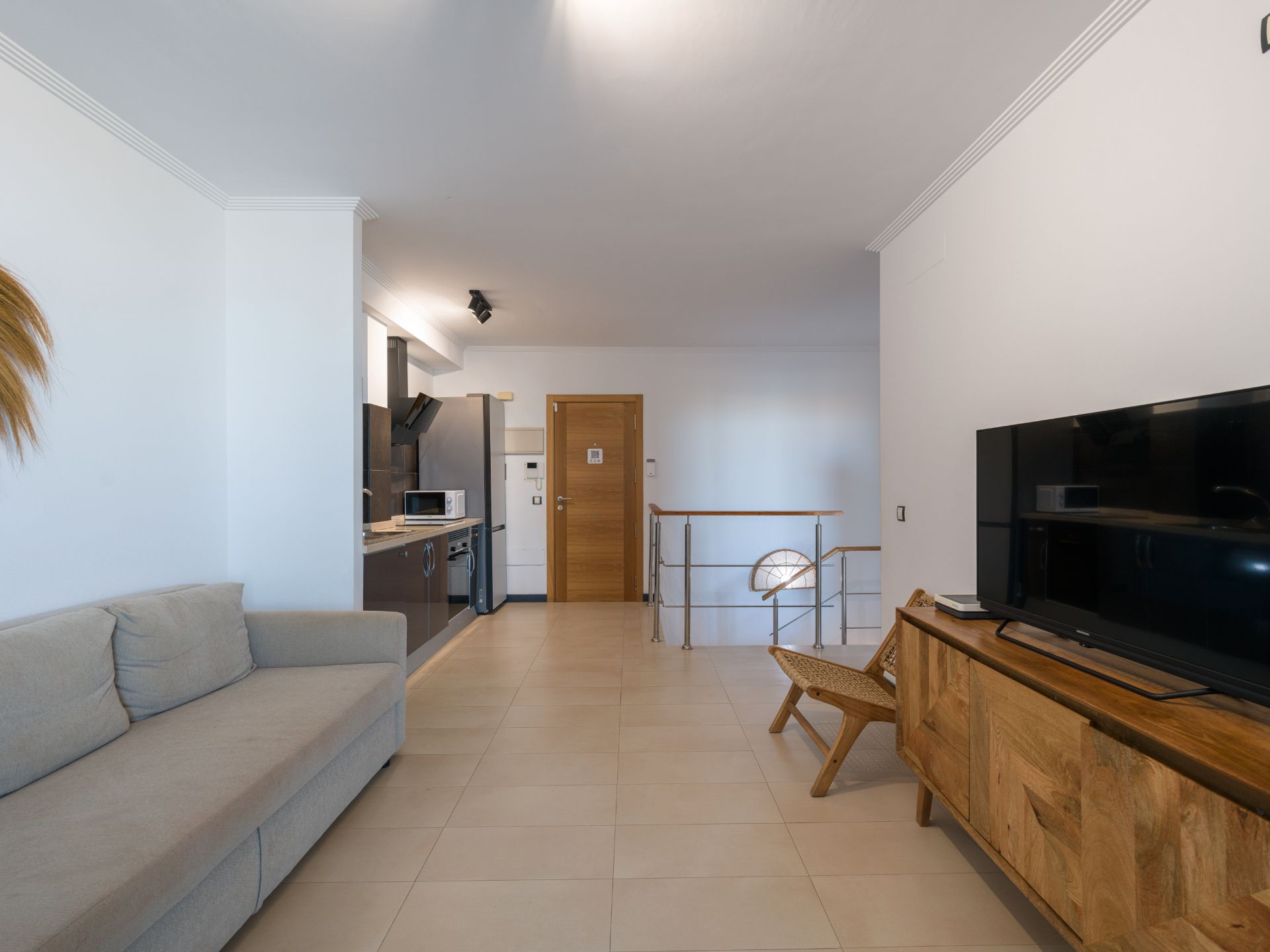 Living room of Duplex for sale in La Oliva  with Terrace, Balcony and Community pool