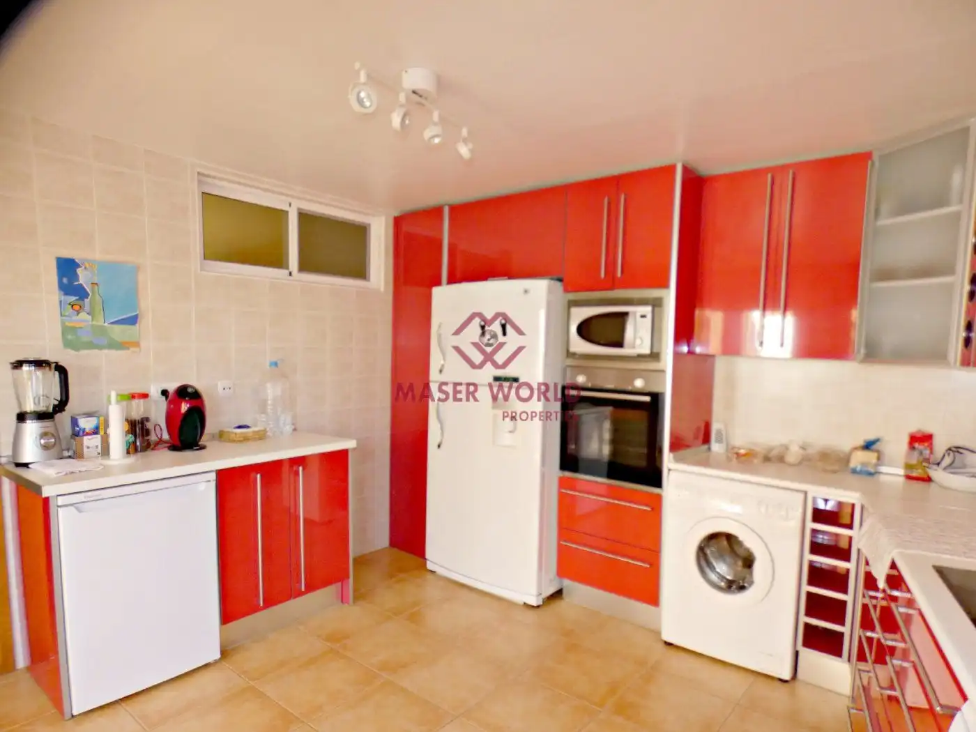 Cocina de Piso en venta en Cartagena con Aire acondicionado, Terraza y Amueblado