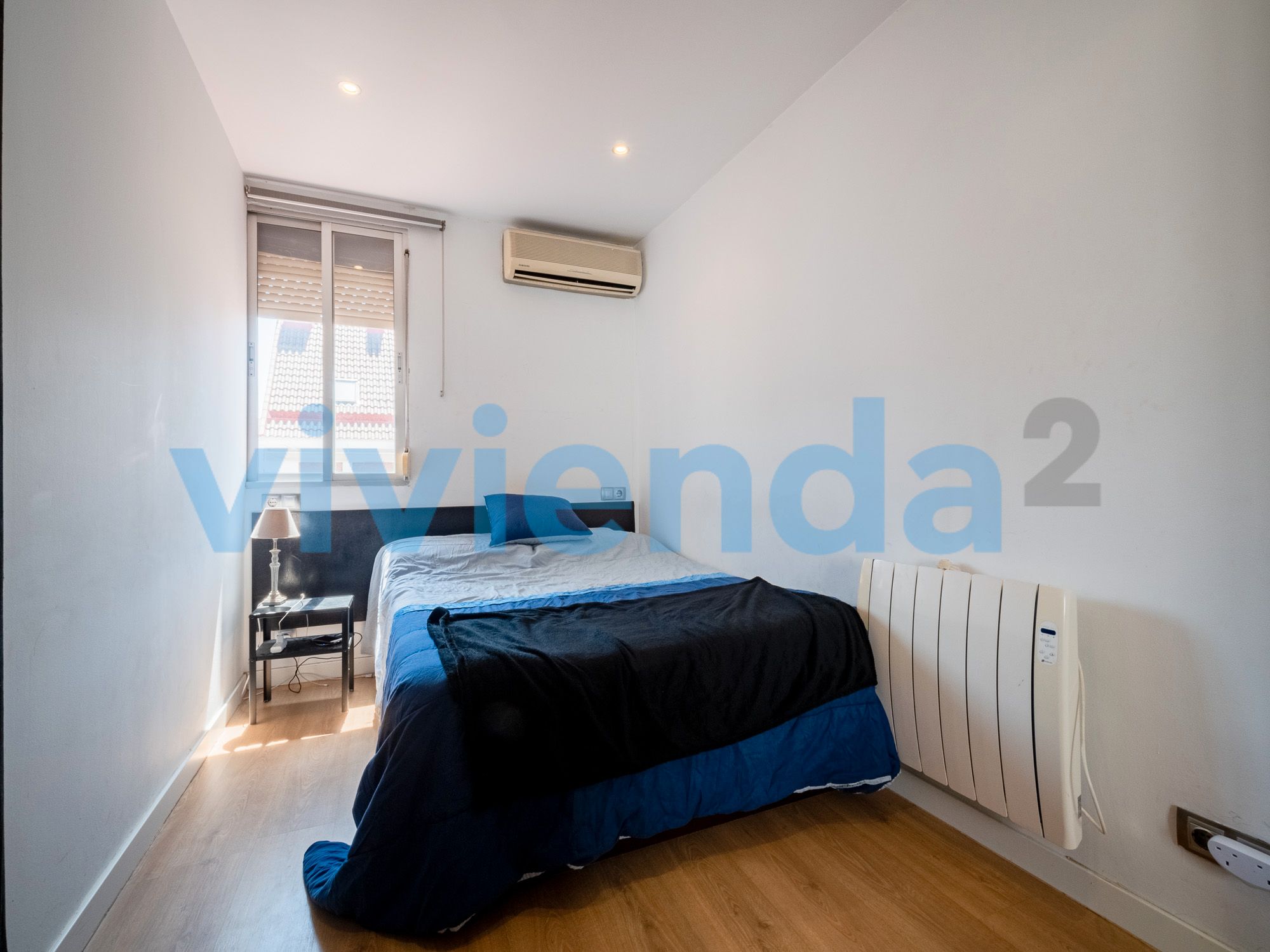 Bedroom of Attic for sale in  Madrid Capital  with Air Conditioner, Heating and Terrace