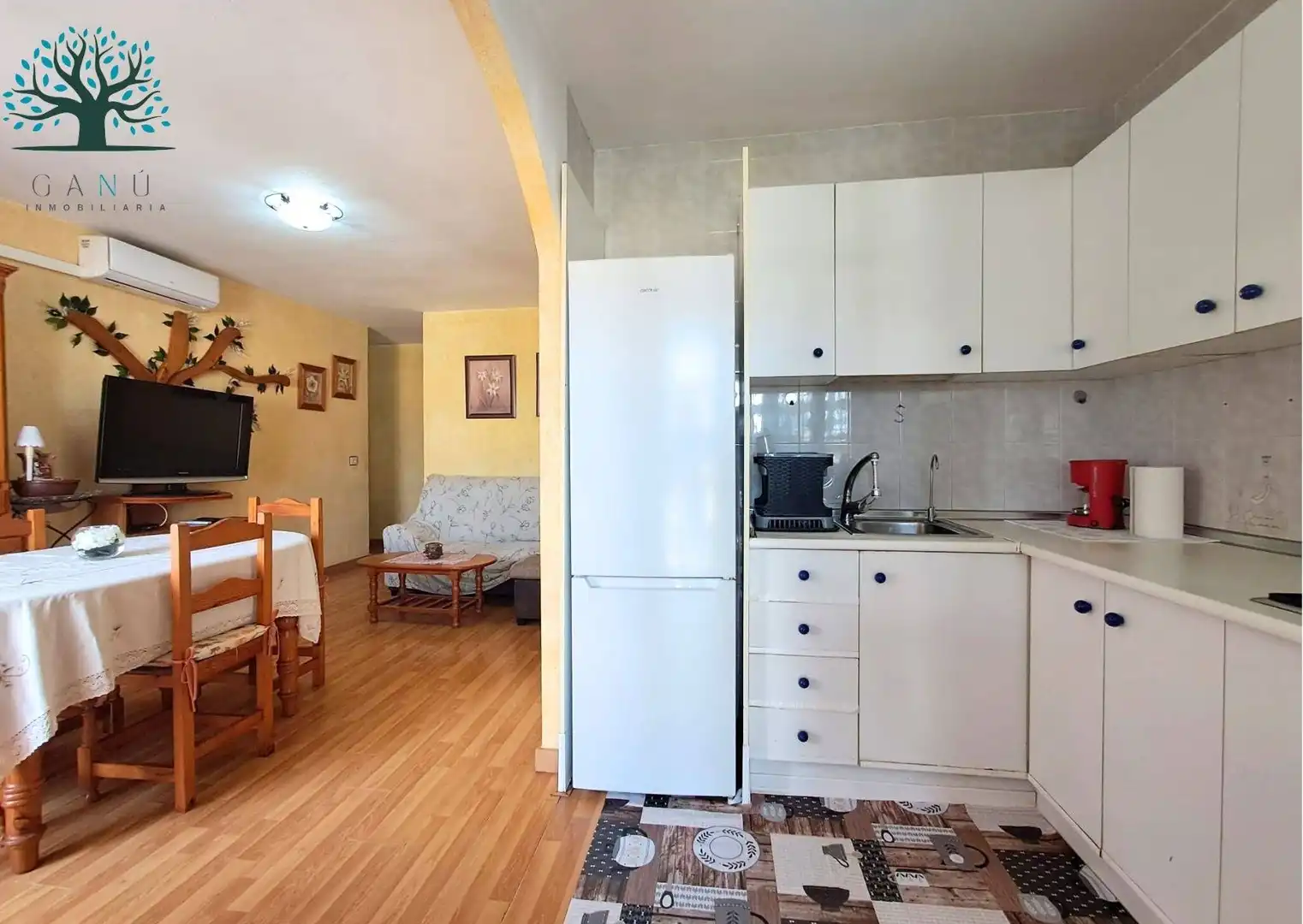 Cocina de Apartamento en venta en Mazarrón con Aire acondicionado, Terraza y Amueblado