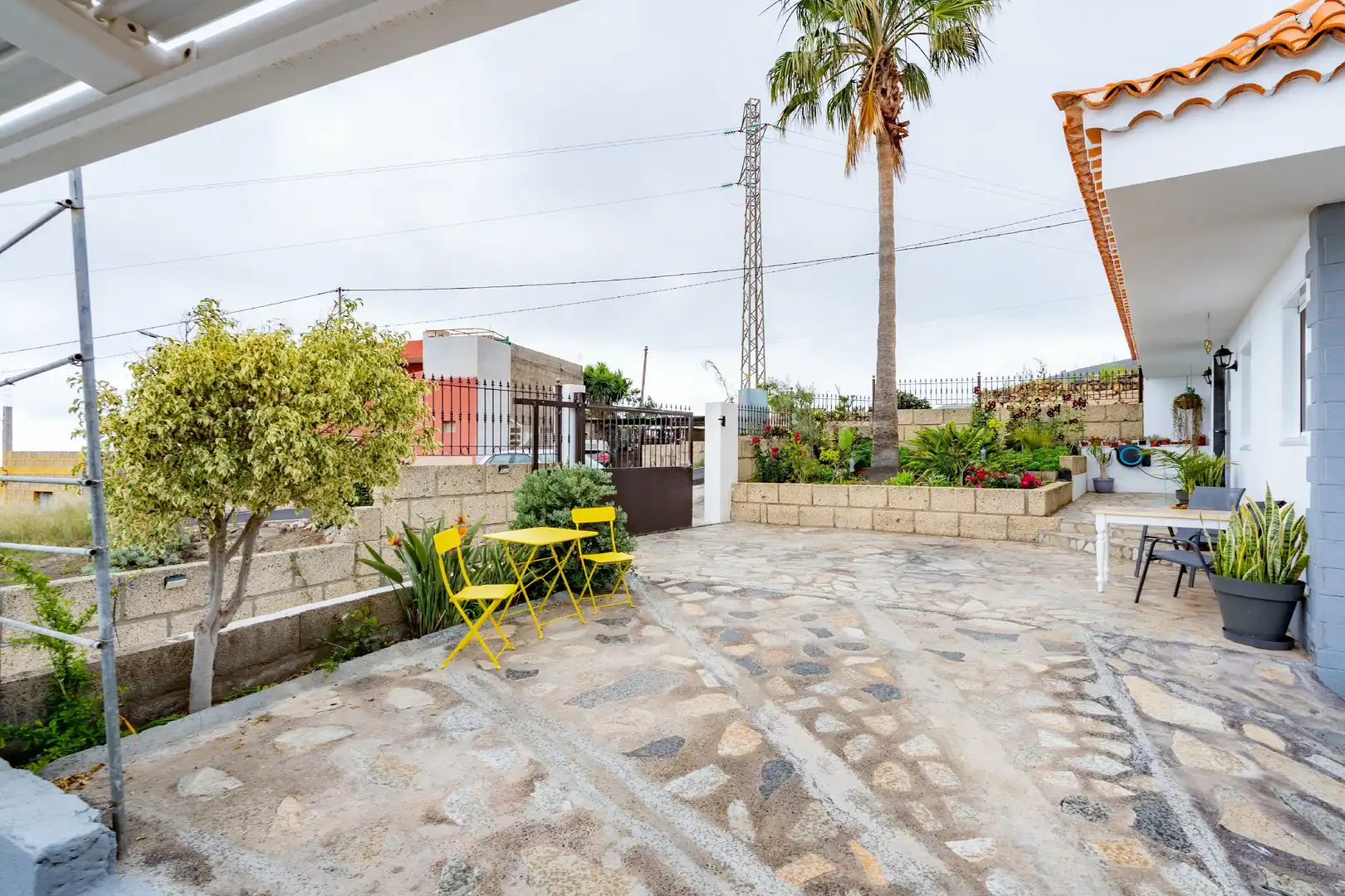 Terraza de Finca rústica en venta en Granadilla de Abona con Aire acondicionado, Jardín privado y Terraza