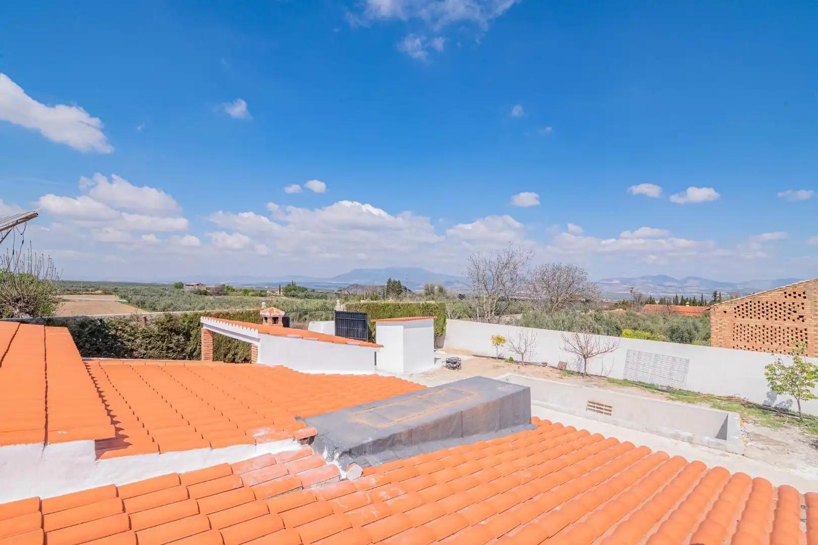 Terraza de Finca rústica de alquiler en Chauchina con Aire acondicionado, Terraza y Trastero