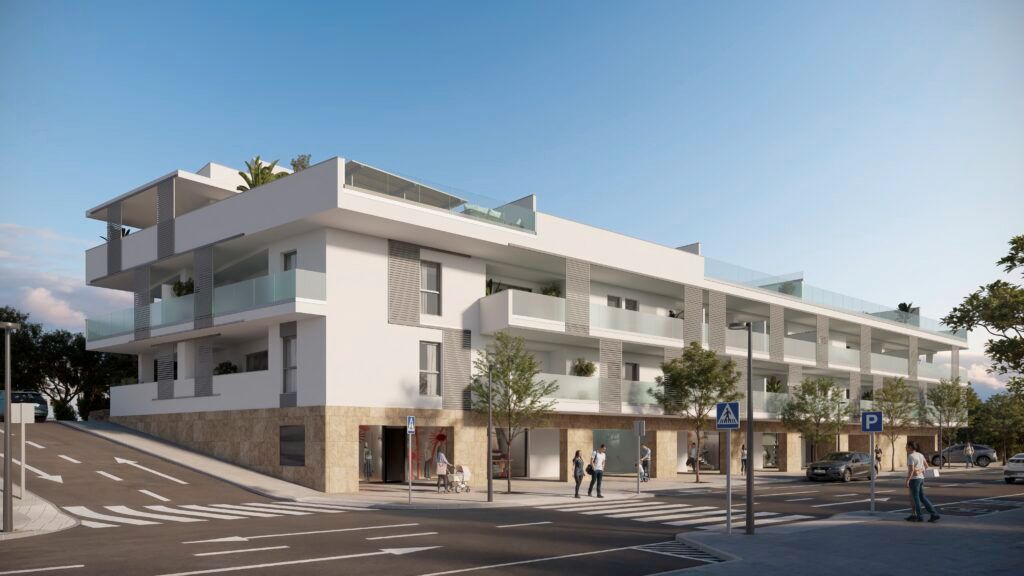 Vista exterior de Apartament en venda en Marbella amb Aire condicionat, Calefacció i Jardí privat