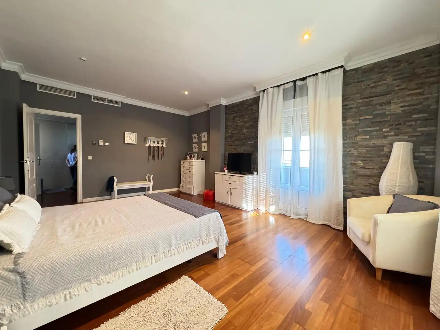 Dormitori de Casa o xalet en venda en Badajoz amb Aire condicionat, Jardí privat i Terrassa