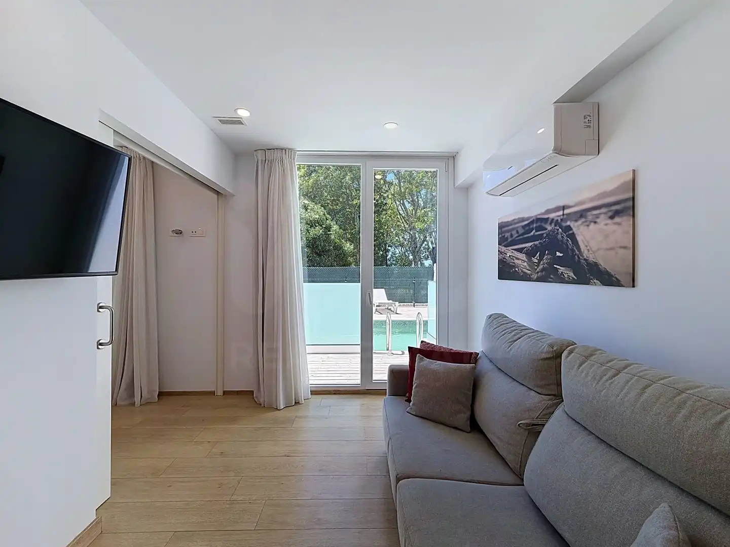 Sala de estar de Edificio en venta en Sanxenxo