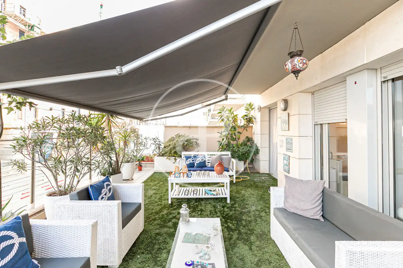 Terrace of Flat for rent in Badalona  with Air Conditioner, Heating and Terrace