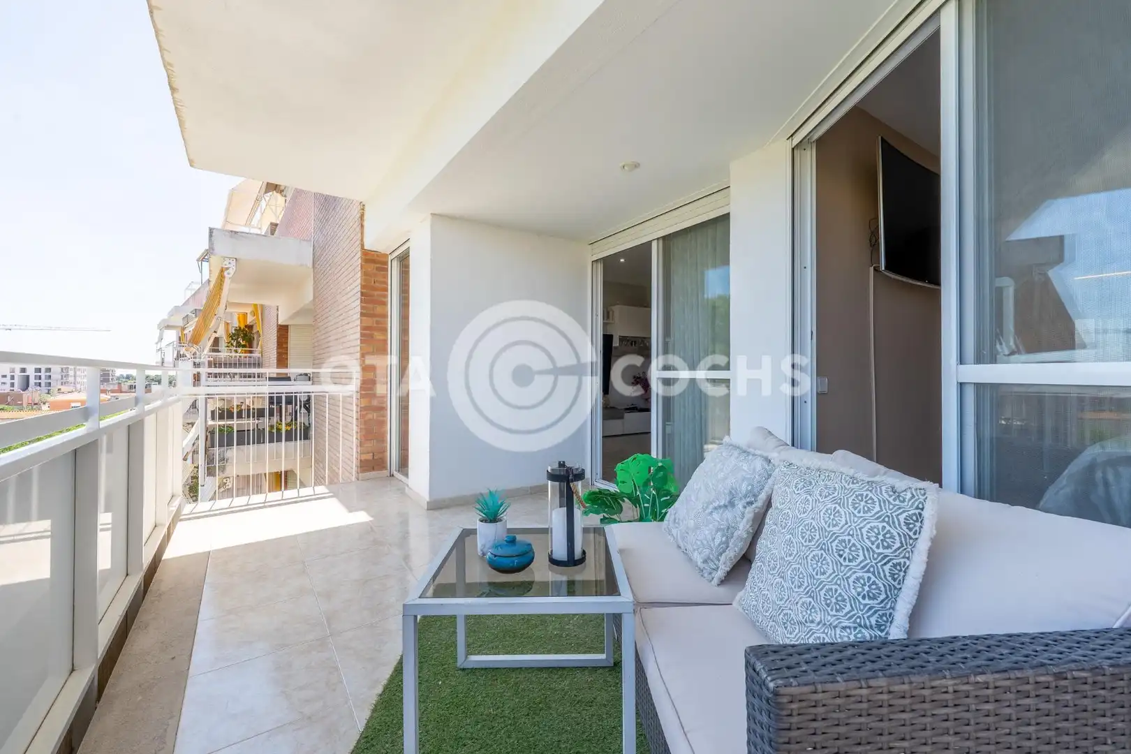 Terrasse von Wohnung zum Verkauf in Reus mit Klimaanlage, Heizung und Terrasse
