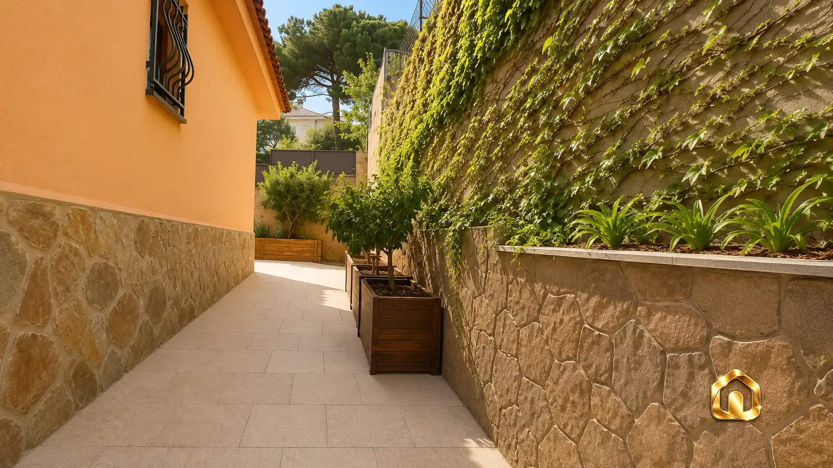 Terraza de Casa o chalet en venta en Sant Fost de Campsentelles con Aire acondicionado, Jardín privado y Terraza