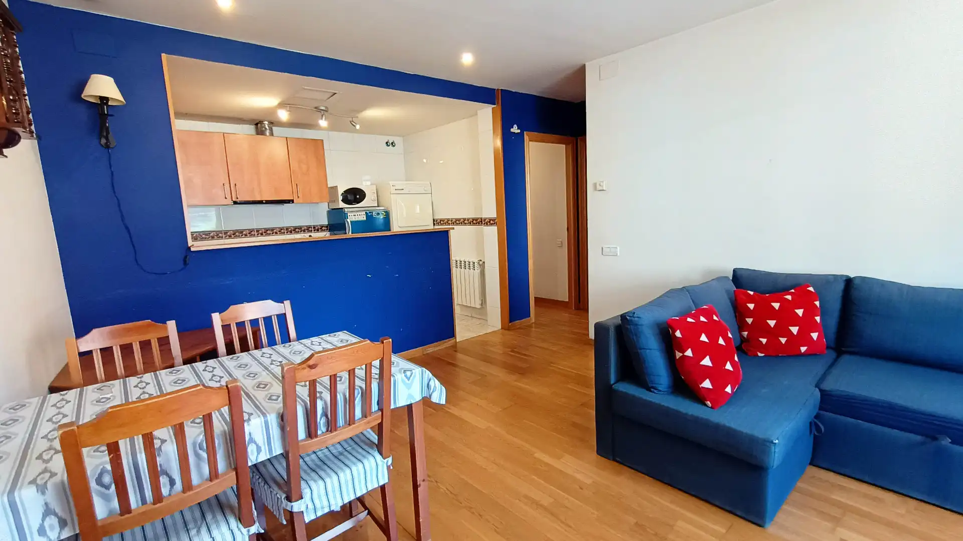 Living room of Flat for sale in Sort  with Heating, Parquet flooring and Furnished