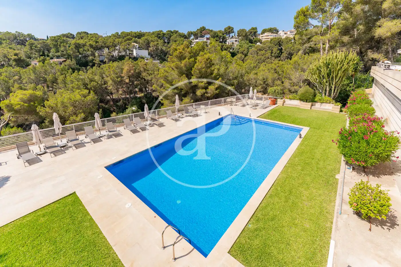 Schwimmbecken von Dachboden zum Verkauf in Calvià mit Klimaanlage, Heizung und Terrasse