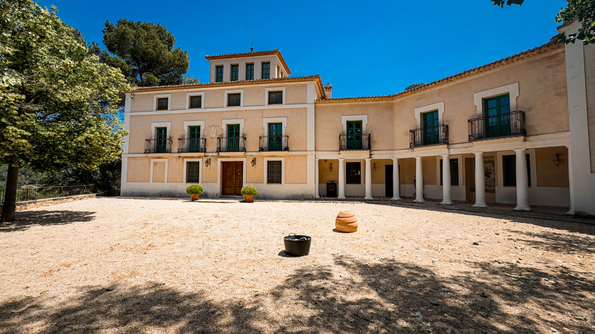 Exterior view of Building for sale in Alcoleja  with Alarm