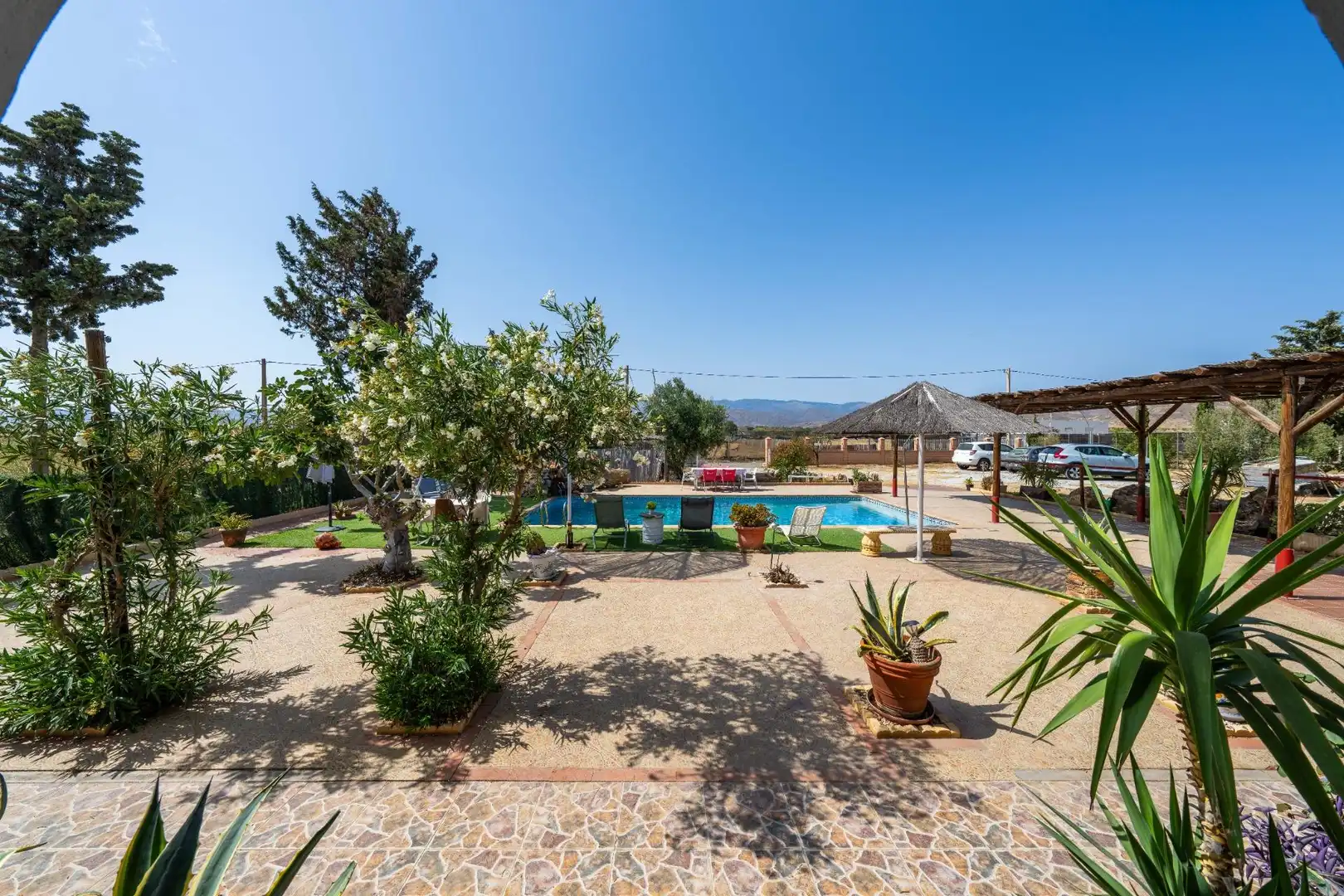 Piscina de Finca rústica en venta en Tabernas con Aire acondicionado, Jardín privado y Piscina