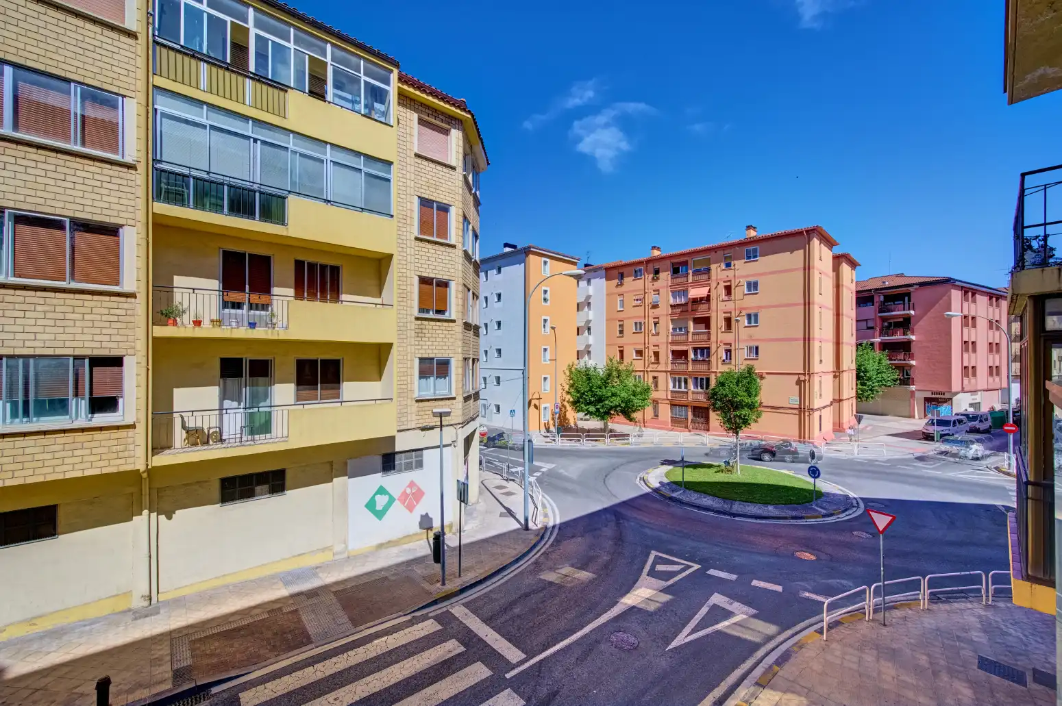 Vista exterior de Piso en venta en  Pamplona / Iruña con Calefacción, Terraza y Balcón