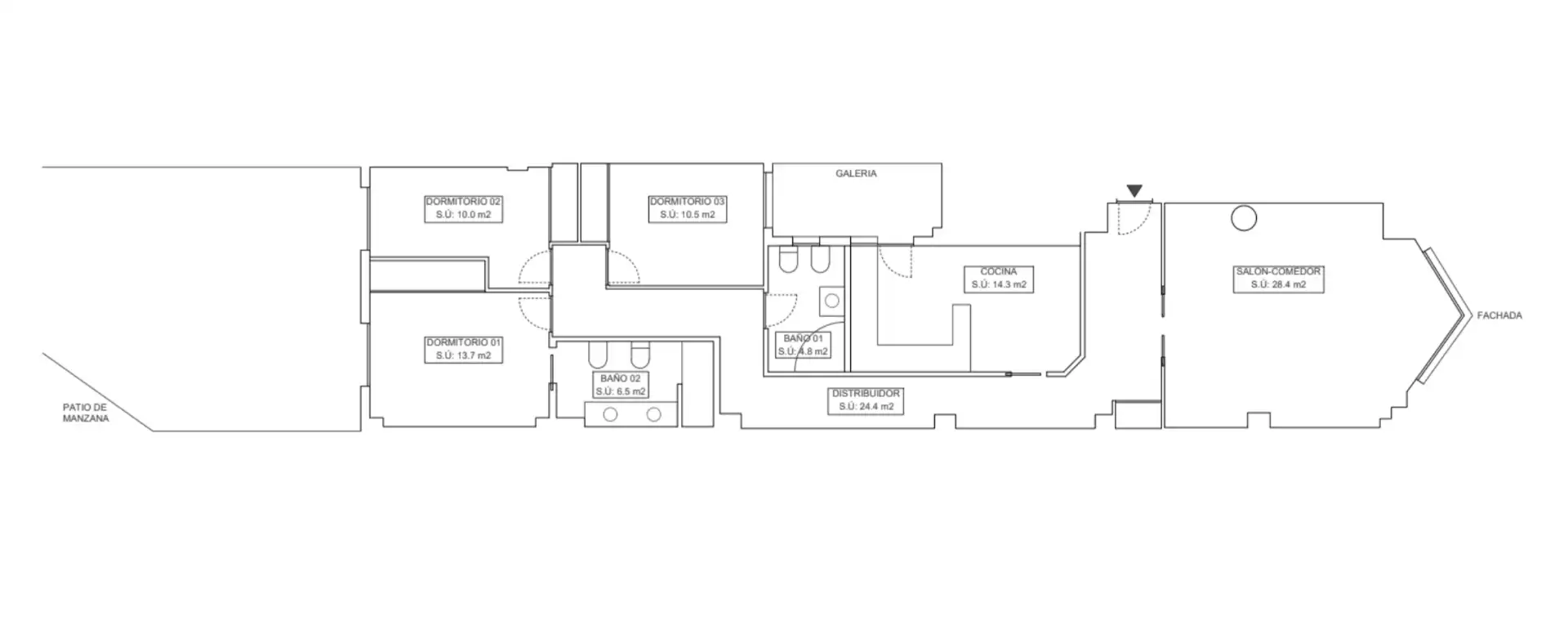 Flat for sale in Sueca  with Air Conditioner, Heating and Terrace