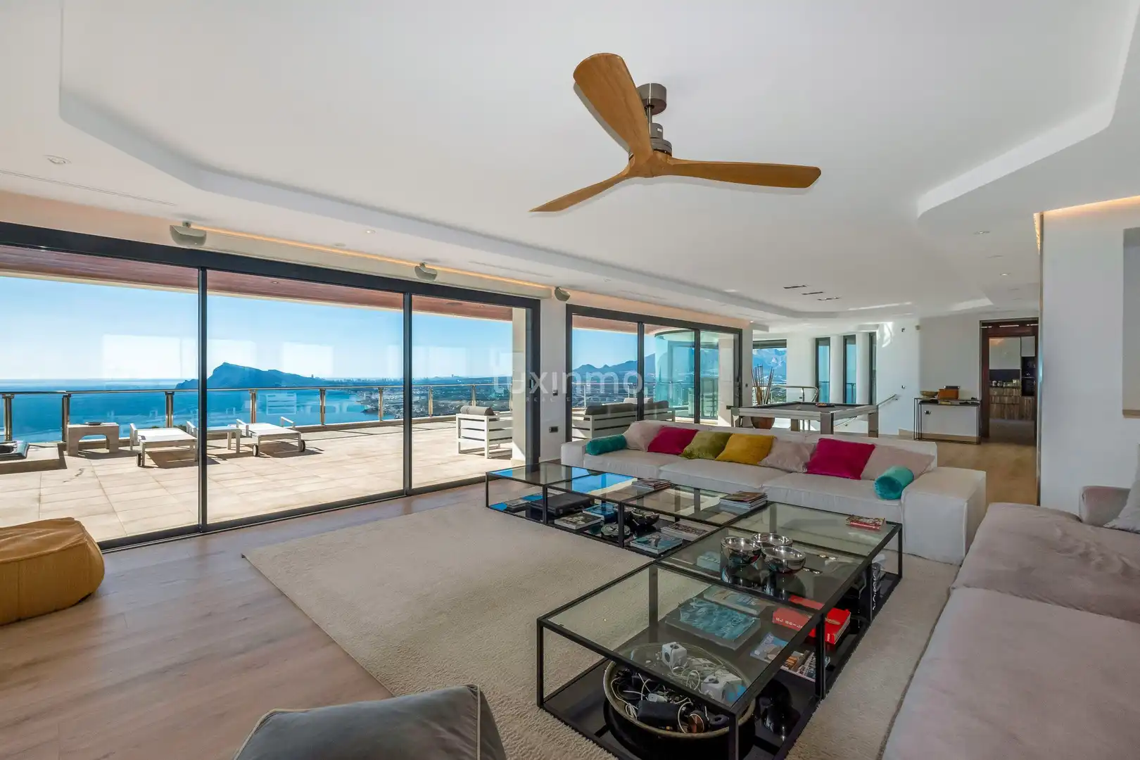Sala de estar de Casa o chalet en venta en Altea con Aire acondicionado, Calefacción y Terraza