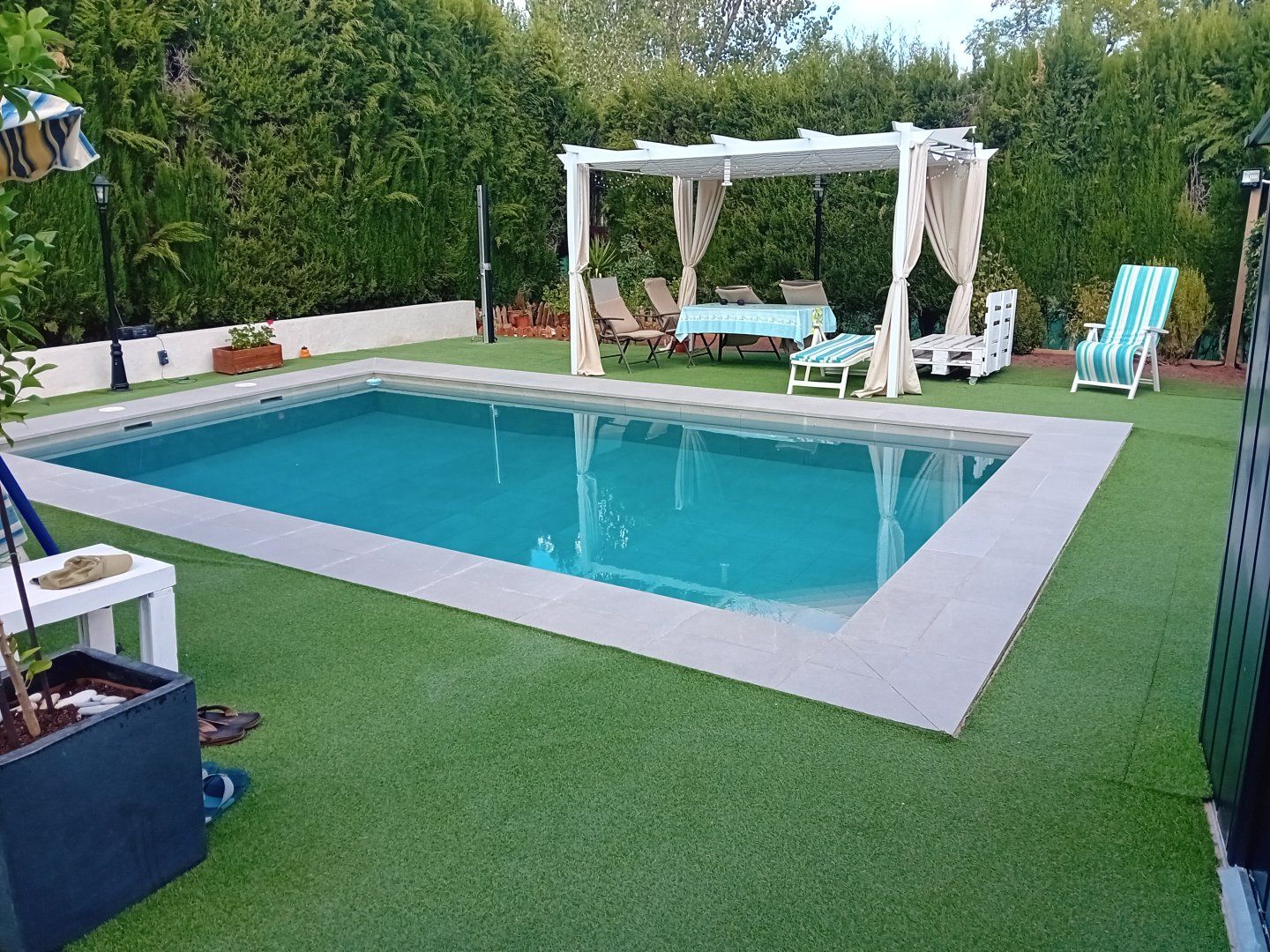 Swimming pool of House or chalet for sale in Picón  with Air Conditioner, Heating and Swimming Pool