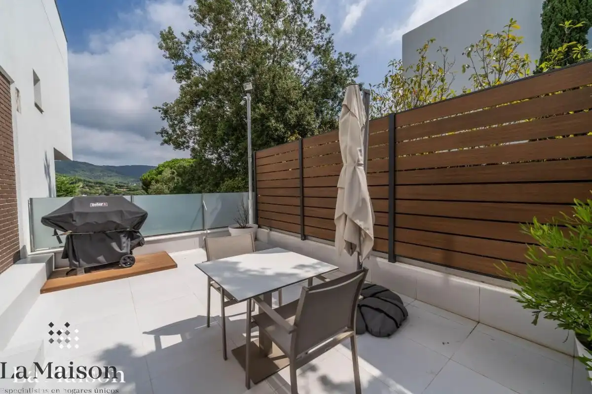Terraza de Casa o chalet en venta en Sant Andreu de Llavaneres con Aire acondicionado, Calefacción y Jardín privado