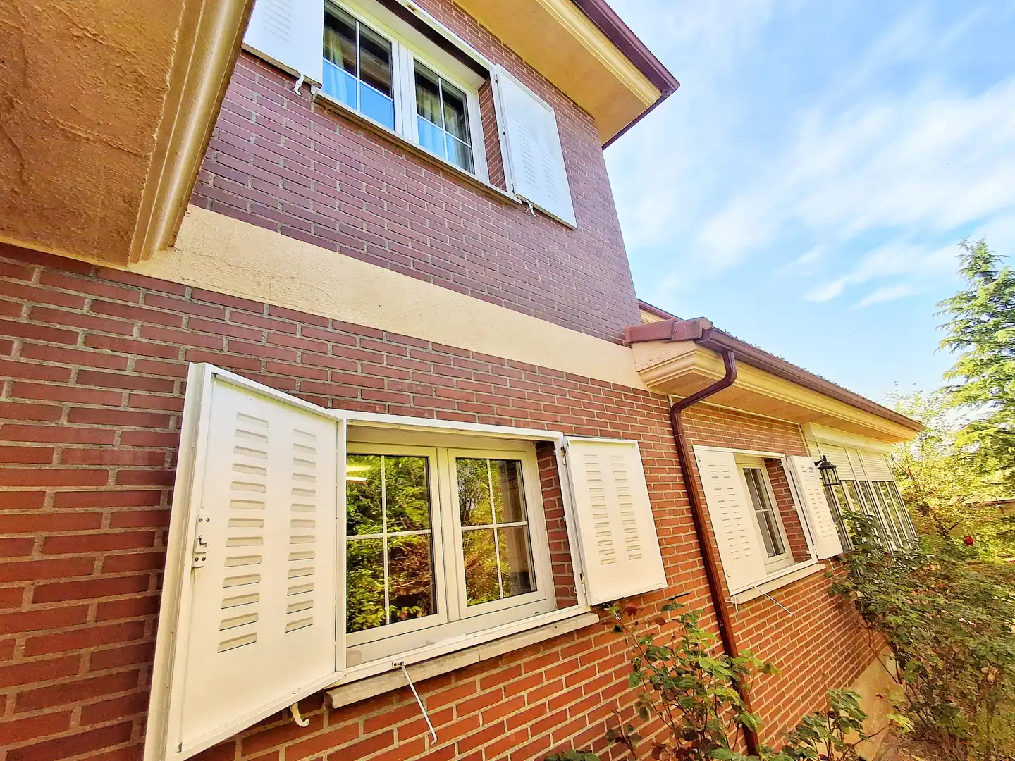 Exterior view of Houses for sale in Vadocondes  with Heating, Private garden and Parquet flooring