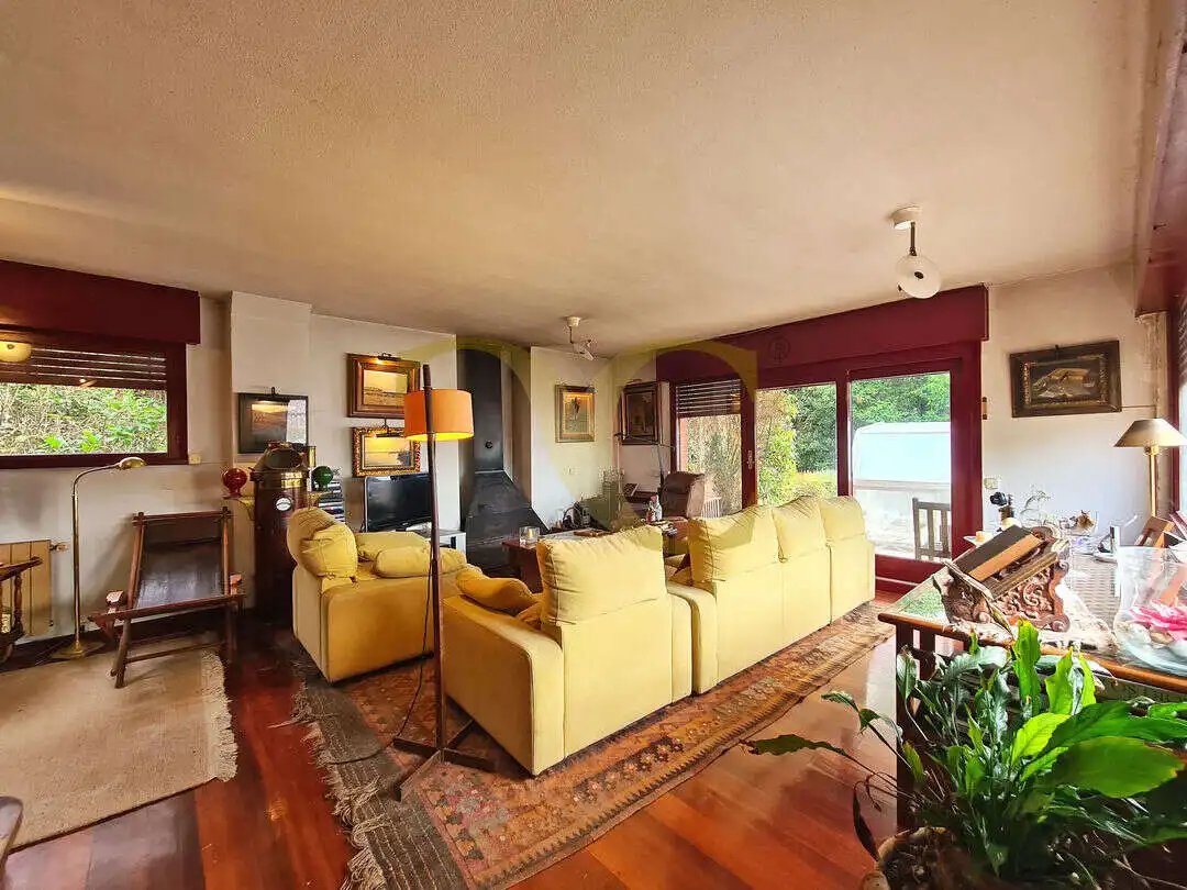 Living room of Houses for sale in Gijón   with Heating, Private garden and Terrace