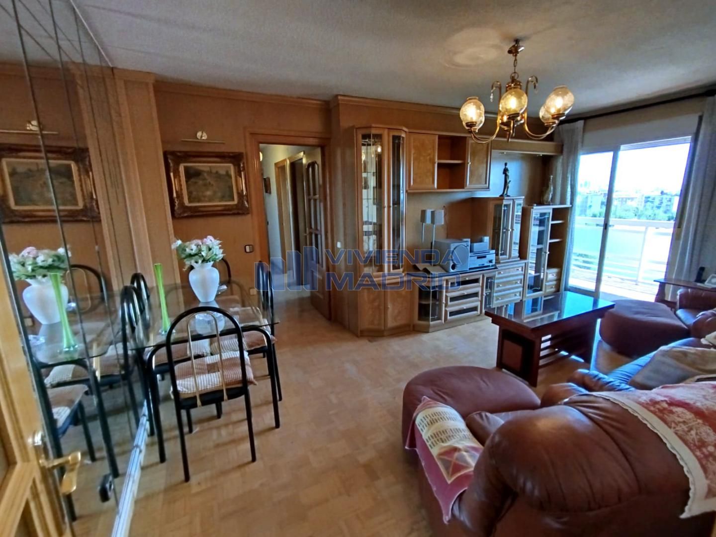 Sala d'estar de Pis en venda en  Madrid Capital amb Aire condicionat, Terrassa i Traster