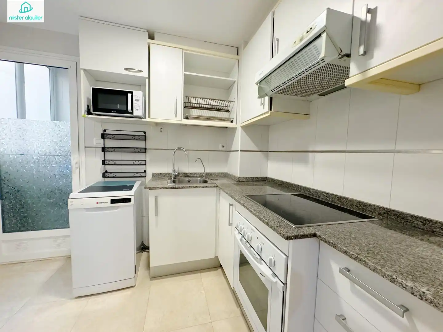Kitchen of Apartments for rent in El Campello  with Air Conditioner, Private garden and Terrace