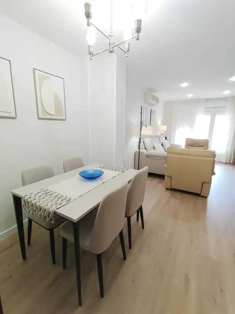 Dining room of Flat for rent in Granada  with Air Conditioner, Heating and Furnished