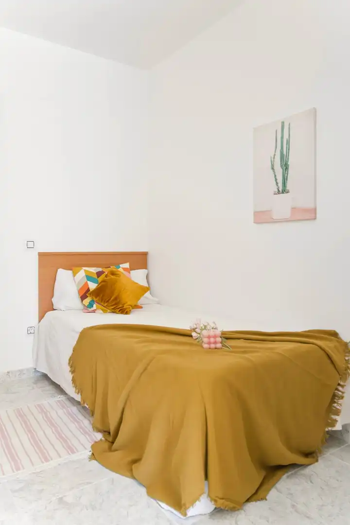 Schlafzimmer von Wohnung zum Verkauf in Lloret de Mar mit Klimaanlage, Heizung und Terrasse