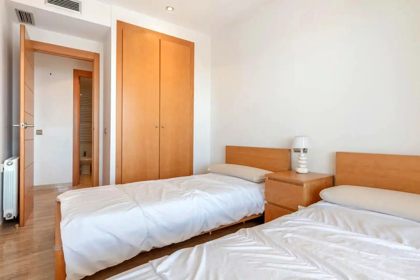 Schlafzimmer von Maisonette zur Miete in Oropesa del Mar / Orpesa mit Klimaanlage, Terrasse und Möbliert