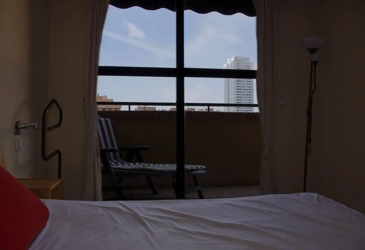 Schlafzimmer von Dachboden zum Verkauf in Valencia mit Klimaanlage, Terrasse und Möbliert