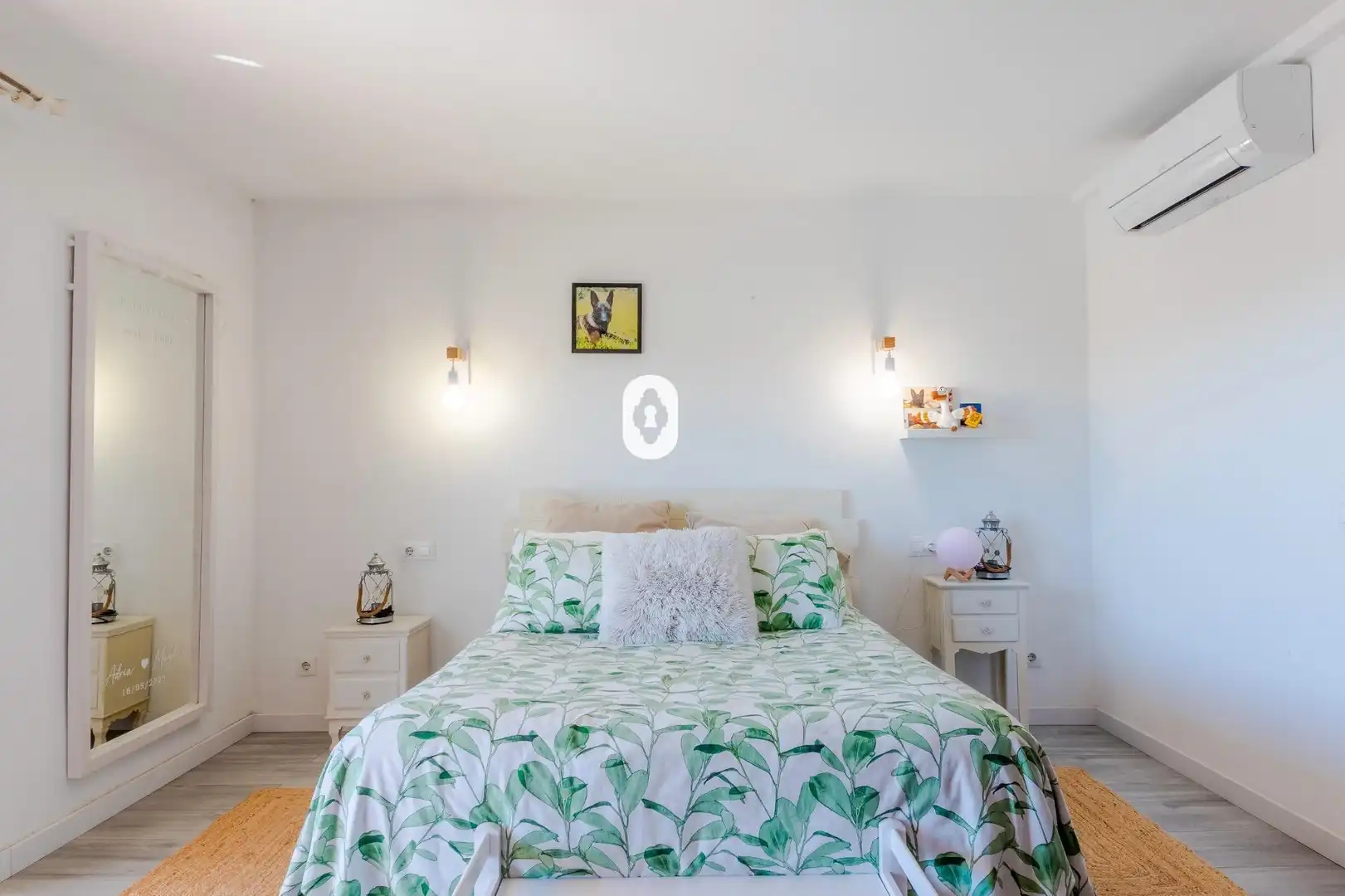 Dormitori de Casa adosada en venda en Sa Pobla amb Aire condicionat, Jardí privat i Parquet