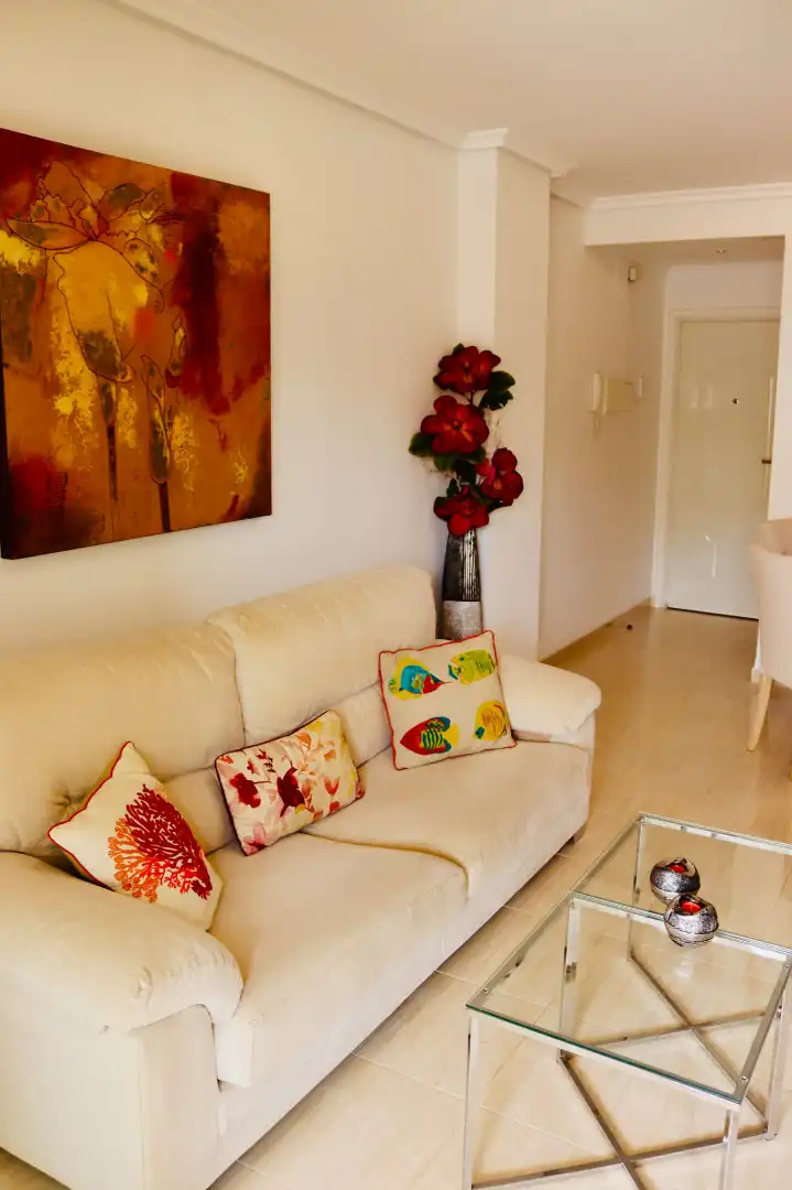 Living room of Apartments for sale in Oropesa del Mar / Orpesa  with Air Conditioner, Terrace and Storage room