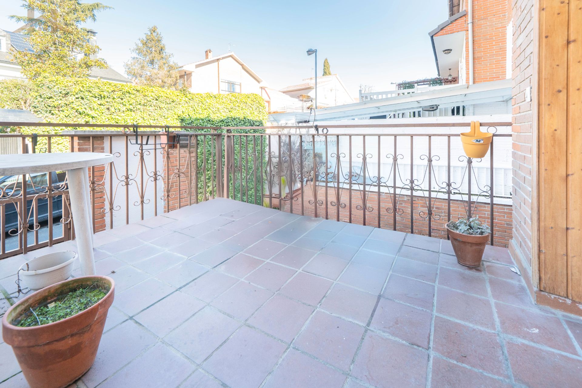 Terraza de Casa adosada en venta en Pozuelo de Alarcón con Aire acondicionado, Jardín privado y Terraza