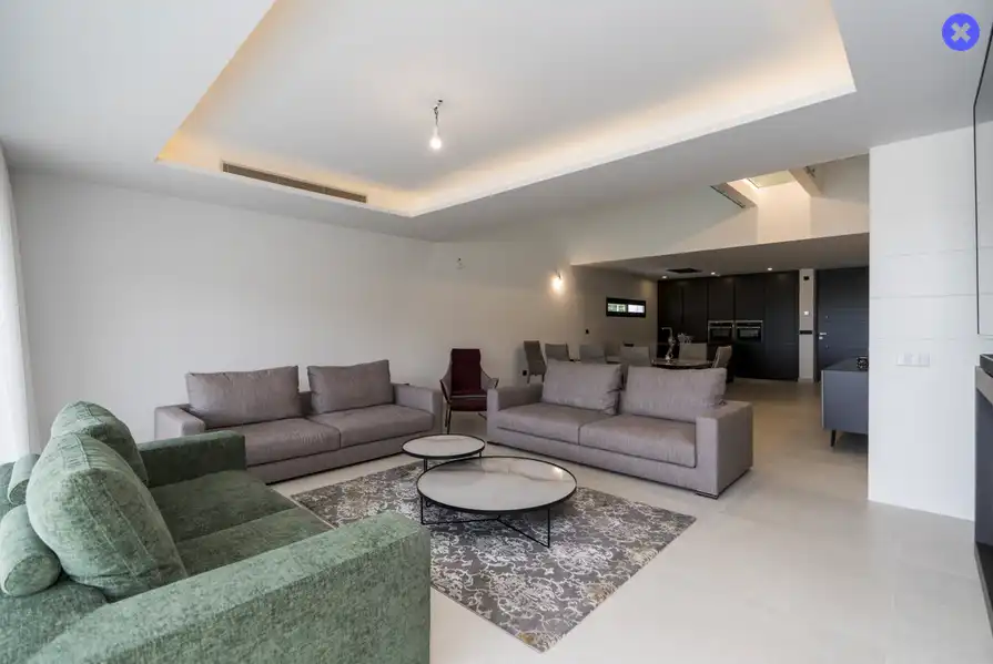 Living room of Houses for rent in Marbella  with Air Conditioner, Private garden and Terrace