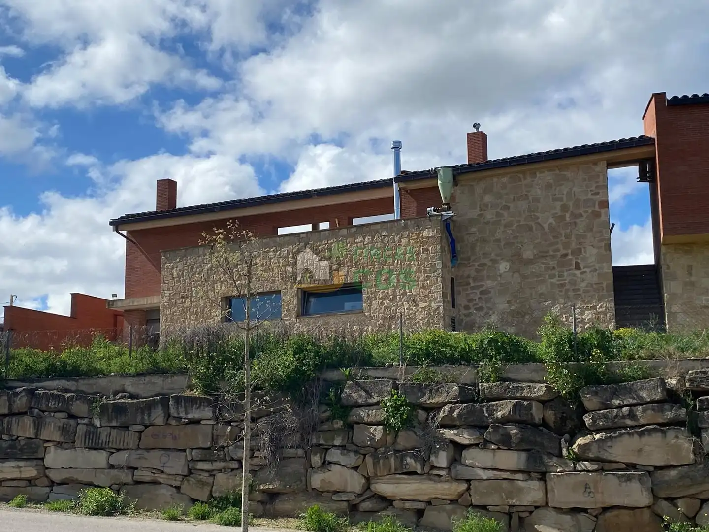Vista exterior de Casa o xalet en venda en Les Borges Blanques amb Calefacció, Jardí privat i Terrassa