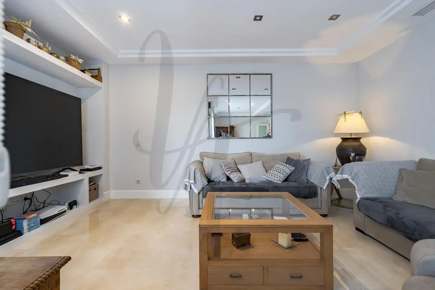 Sala de estar de Ático en venta en San Sebastián de los Reyes con Aire acondicionado, Calefacción y Terraza