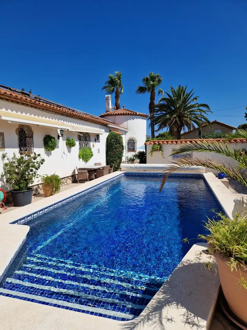 Swimming pool of Houses for sale in Mont-roig del Camp  with Heating, Private garden and Storage room