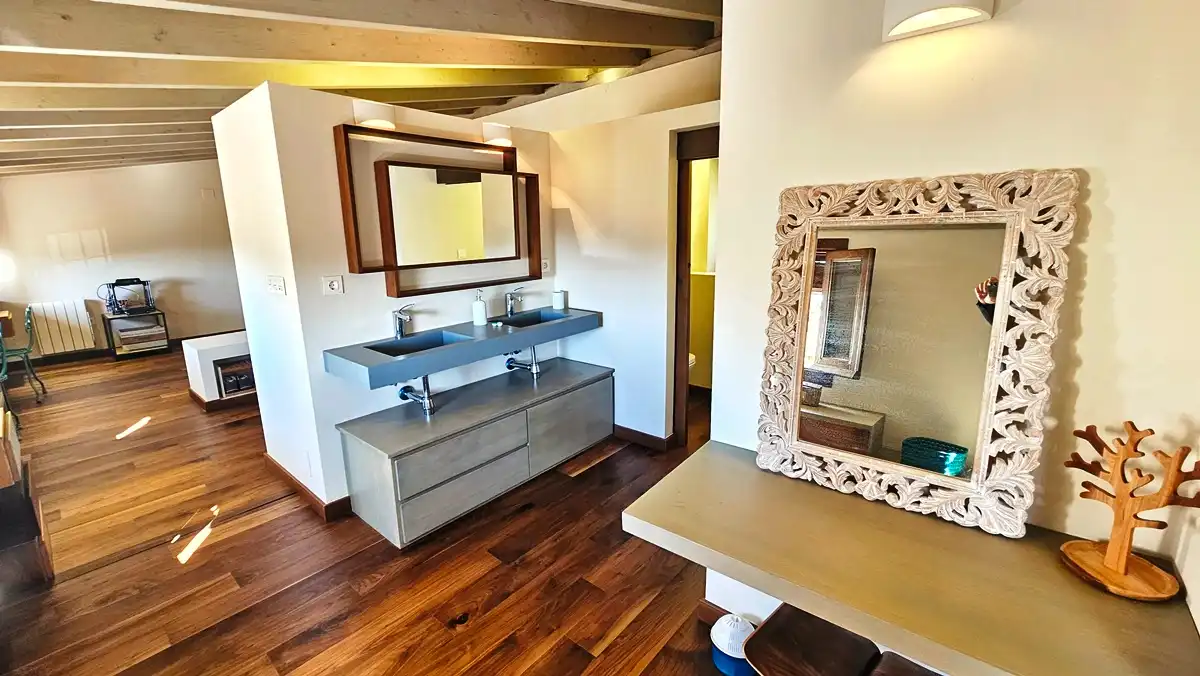 Bathroom of Houses for sale in Alájar  with Heating, Private garden and Terrace