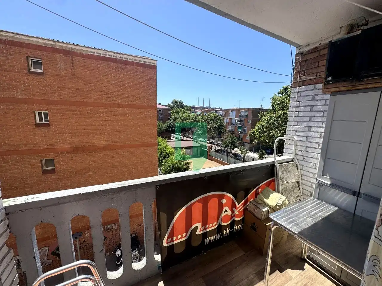 Balcony of Flat for sale in Badalona