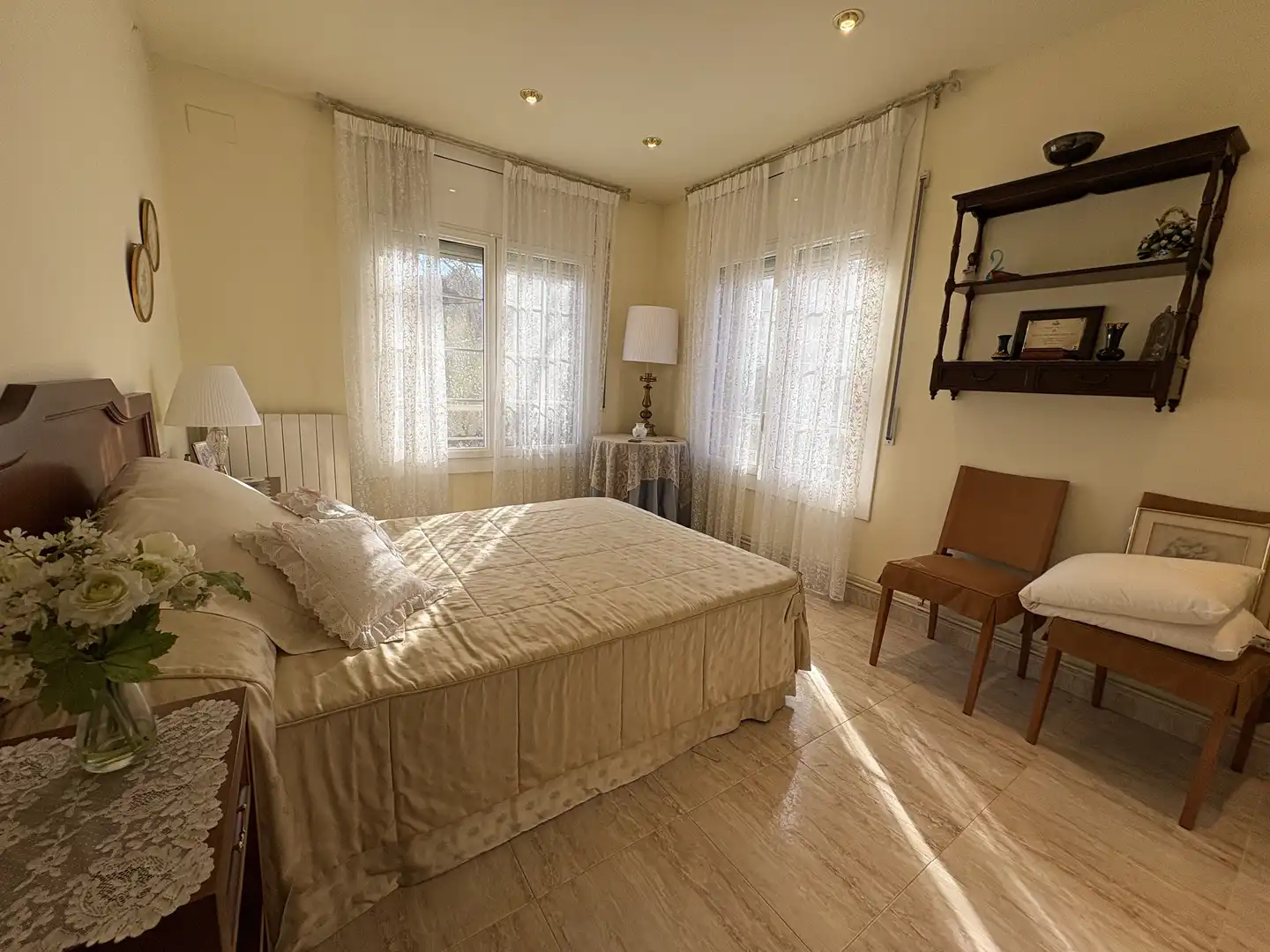 Bedroom of Houses for sale in Sant Cugat del Vallès  with Heating, Private garden and Terrace