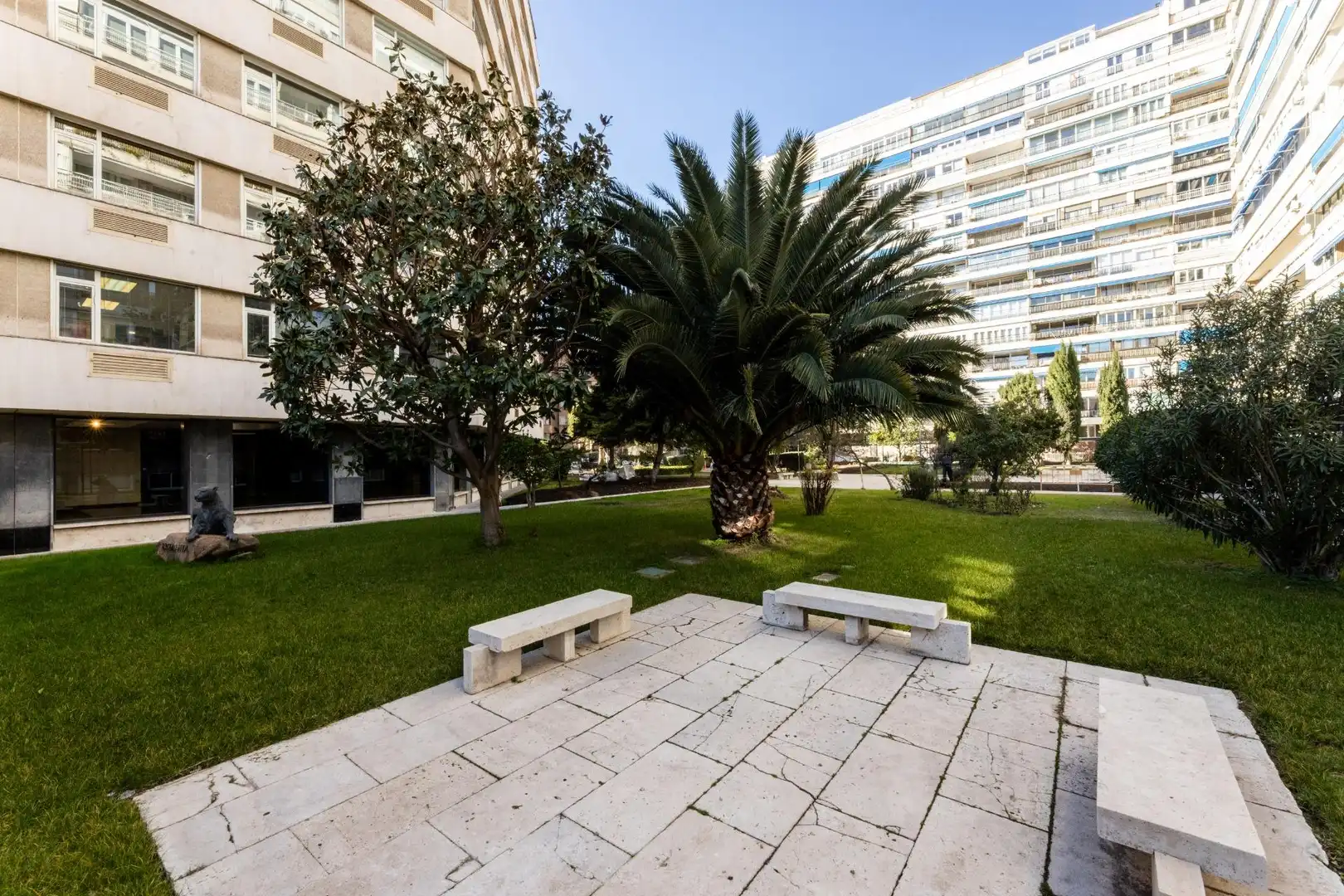 Terrasse von Wohnung zur Miete in Madrid mit Heizung und Parkett