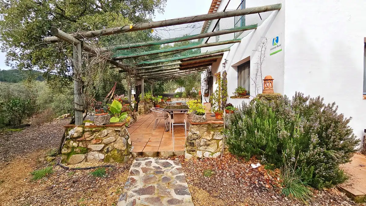 Terraza de Finca rústica en venta en Santa Ana la Real con Calefacción, Jardín privado y Terraza