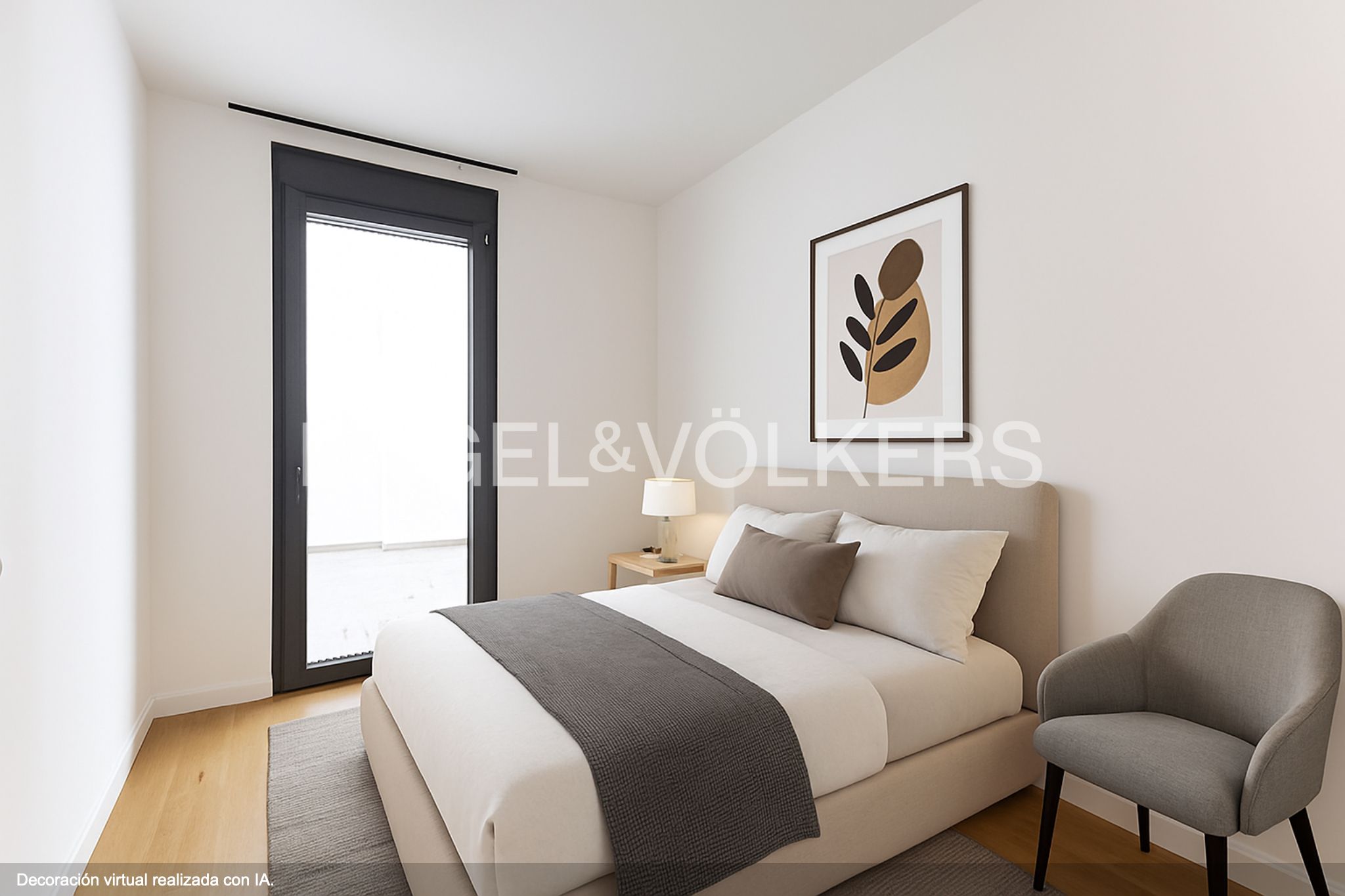 Bedroom of Apartment for sale in  Barcelona Capital  with Air Conditioner, Heating and Parquet flooring