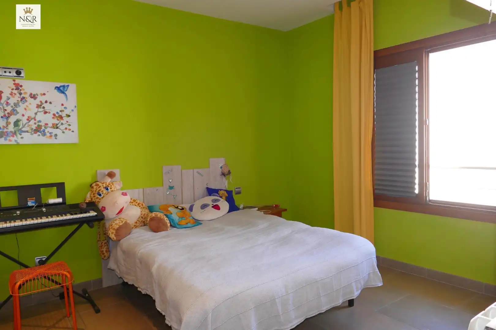 Schlafzimmer von Haus oder Chalet zur Miete in Binissalem mit Klimaanlage, Heizung und Privatgarten