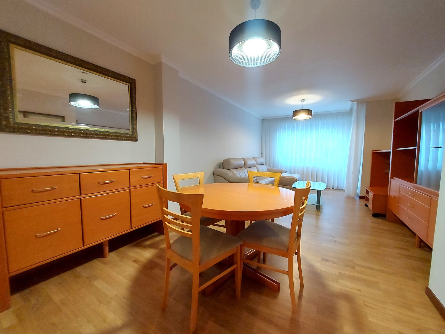 Dining room of Flat to rent in  Logroño  with Heating, Parquet flooring and Storage room
