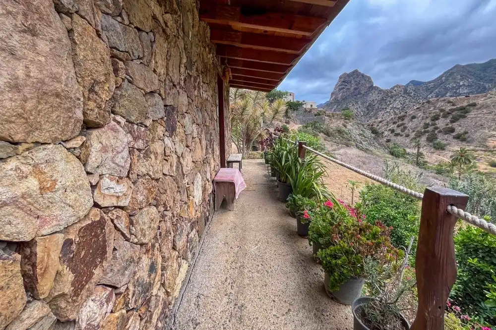 Terraza de Finca rústica en venta en Vallehermoso con Amueblado