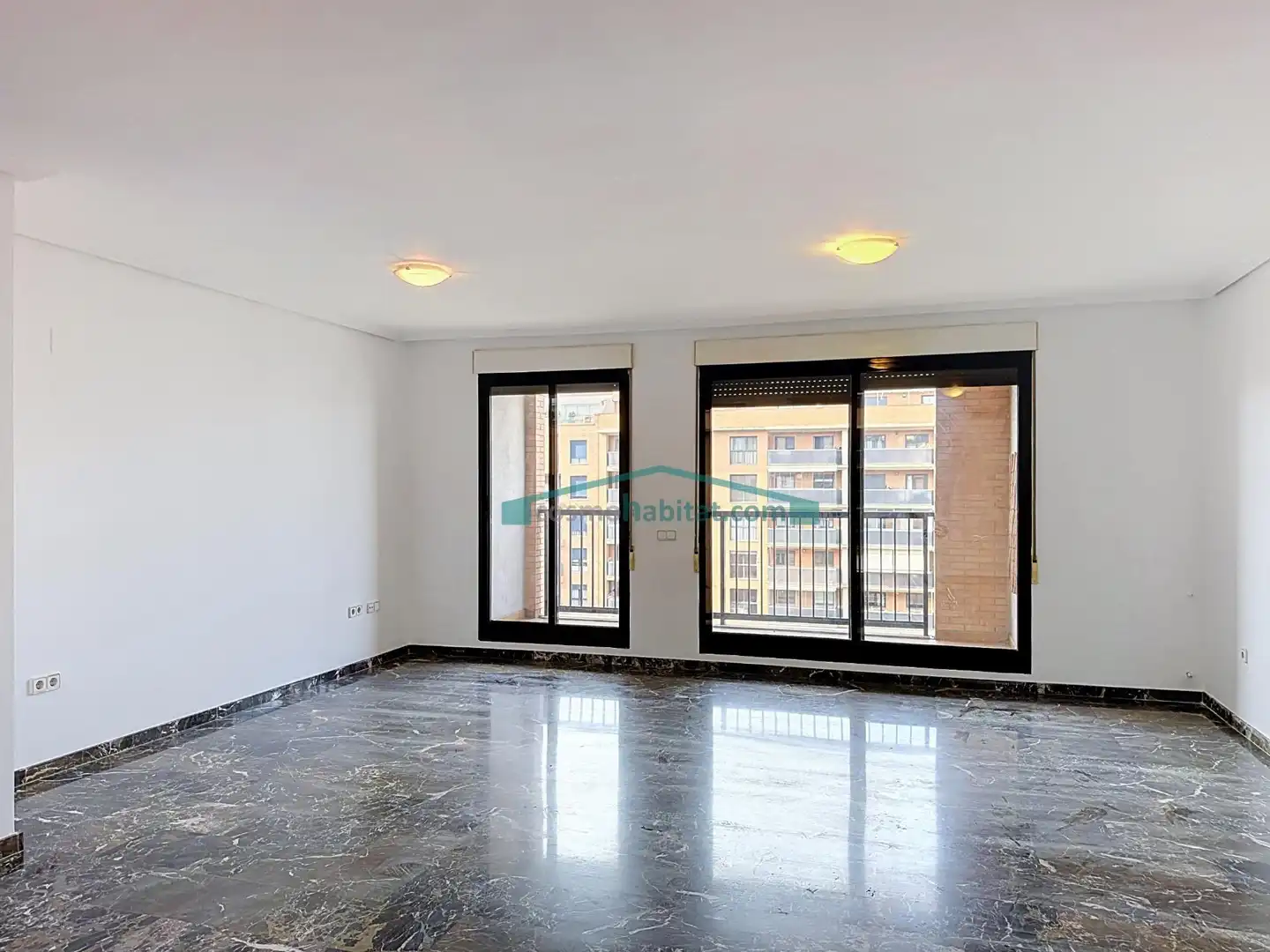 Wohnzimmer von Wohnung zur Miete in Valencia mit Klimaanlage und Terrasse