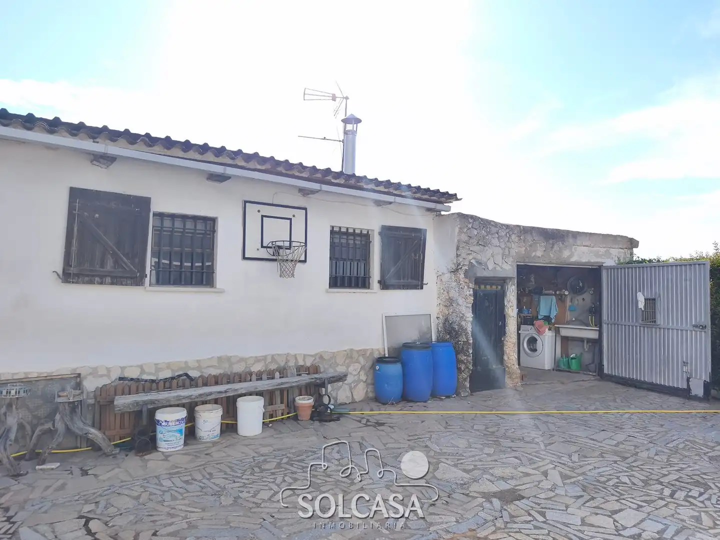 Außenansicht von Country house zum Verkauf in Trigueros del Valle mit Heizung, Privatgarten und Schwimmbad