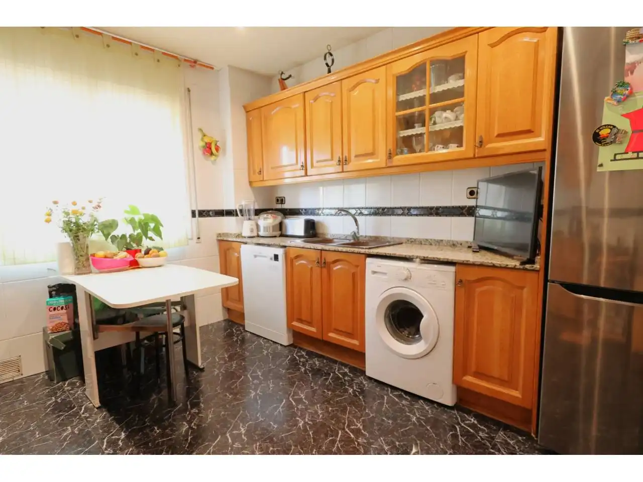 Küche von Maisonette zum Verkauf in L'Hospitalet de Llobregat mit Klimaanlage, Heizung und Terrasse