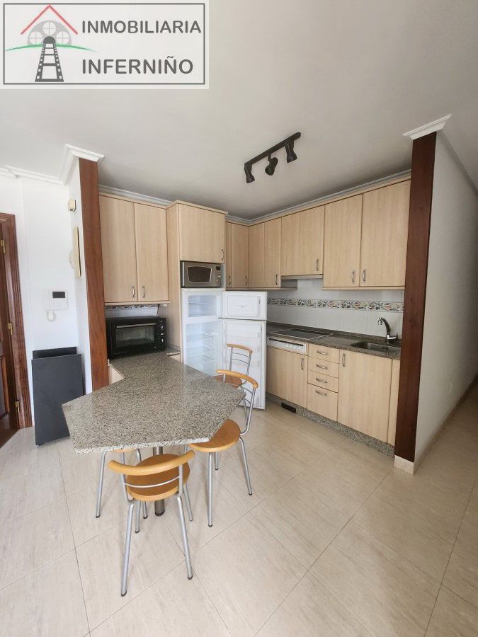 Kitchen of Flat to rent in Ferrol  with Heating and Storage room